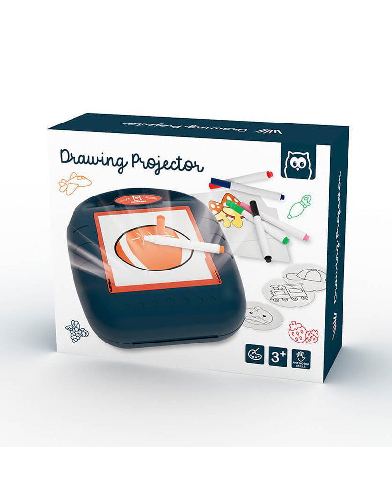 Coffret de dessin par projection avec cartes et feutres
