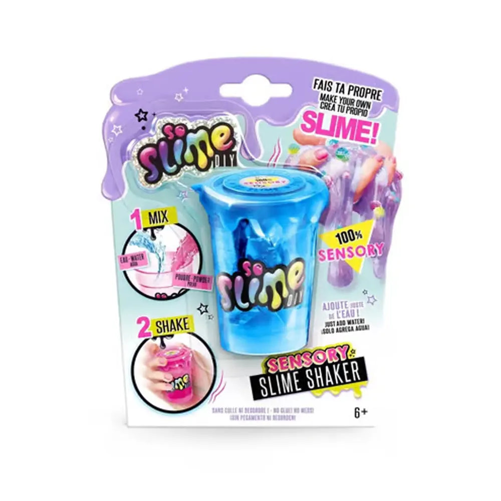 Kit créatif Slime Shaker bleu à préparer dès 6 ans