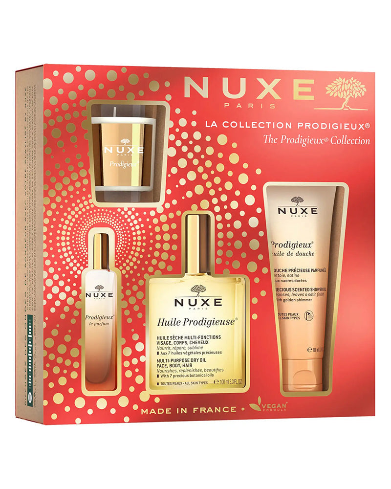 La Collection Prodigieux Nuxe en coffret de quatre pièces