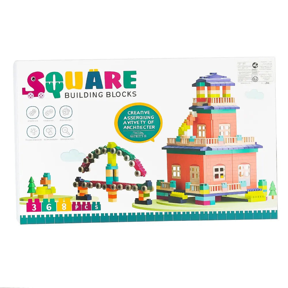 Coffret de construction créative 368 pièces dès 3 ans