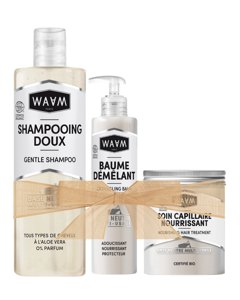 Coffret routine capillaire avec trois soins