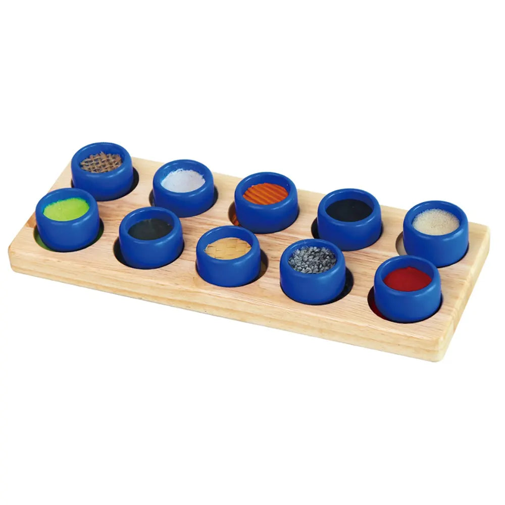 Jeu Tactile 10 Paires de Textures Bois Viga Toys 3 Ans+