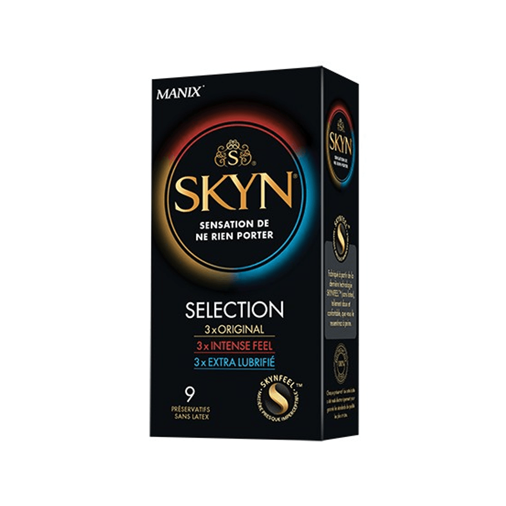 Sélection SKYN MANIX : assortiment de préservatifs sans latex