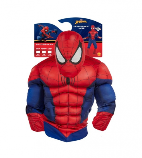 Tenue Spider-Man rouge et bleue, 3–4 ans