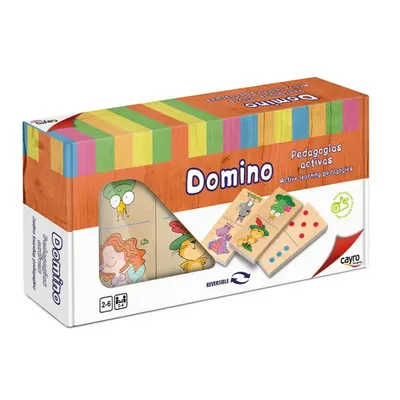Dominos réversibles illustrés en bois, 28 pièces dès 2 ans
