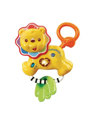 Hochet lion VTech à cœur lumineux et anneau de dentition, 3–36 mois