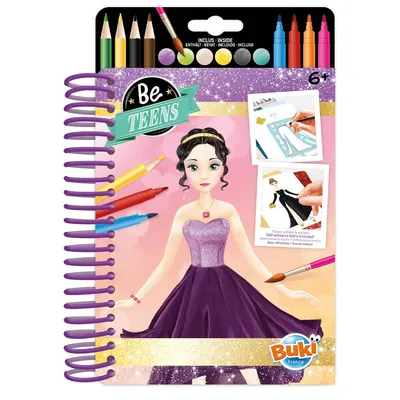 Carnet Créatif Mode Soirée Buki 6 Ans+