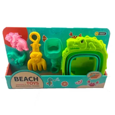 Seau Pliable Crocodile et Accessoires Plage 3 ans+