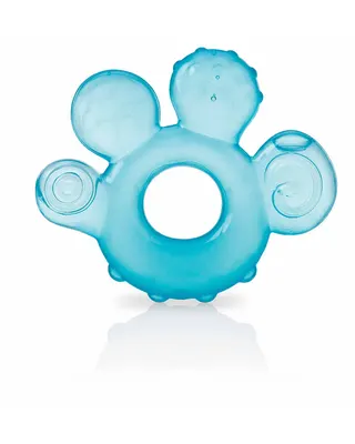 Anneau de dentition turquoise à gel réfrigérant, dès 3 mois