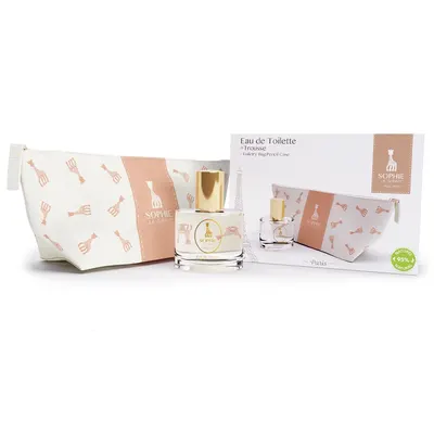 Coffret Sophie la Girafe : Eau de Toilette Douceur et Trousse Assortie