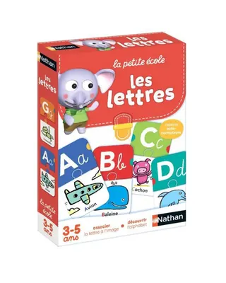 Jeu d’association des lettres et des images, dès 3 ans