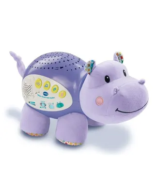 Hippopotame veilleuse à histoires, mélodies et étoiles
