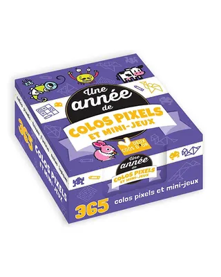 Coloriages pixels et mini-jeux