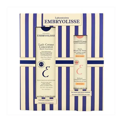 Duo Embryolisse soin visage et blush abricot, 75 ml + 30 ml