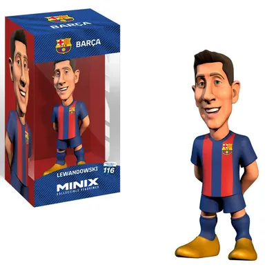 Robert Lewandowski en figurine Minix FC Barcelone 12 cm