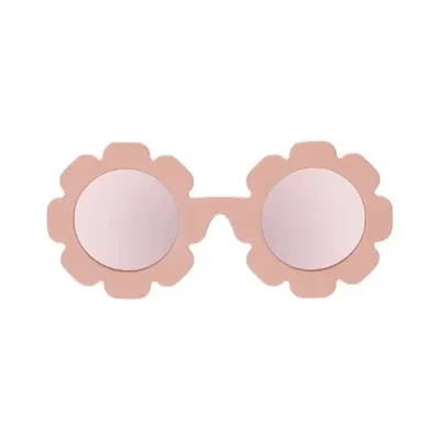 Lunettes enfant à monture fleur pêche, verres polarisés, 3–5 ans
