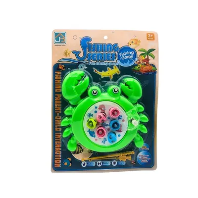 Crabe vert, jeu de pêche magnétique dès 3 ans