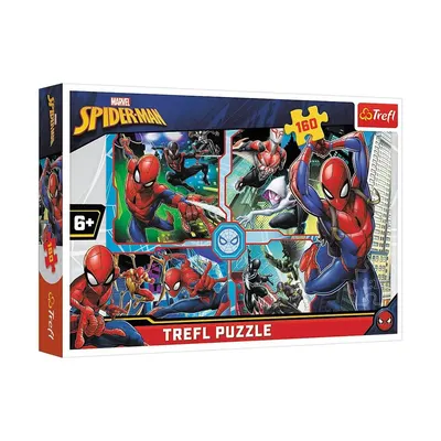 Spider-Man en scènes d’action — puzzle 160 pièces dès 6 ans