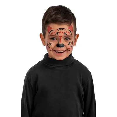 Décorations adhésives pour visage de tigre