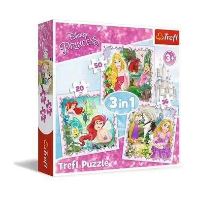 Trois scènes de princesses à assembler dès 3 ans