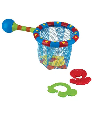 Filet de pêche pour le bain avec 4 jouets dès 18 mois