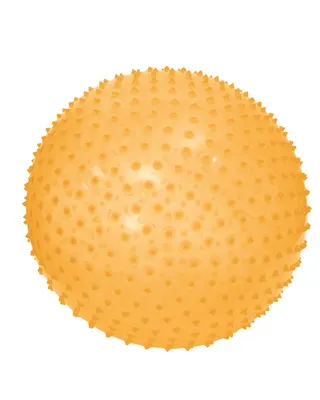Ballon de motricité jaune à picots, 45 cm