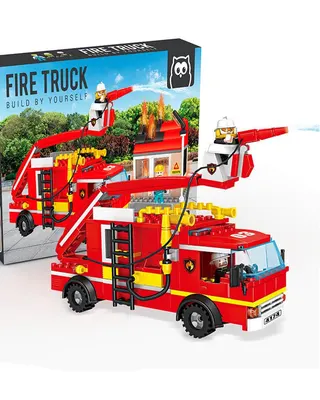 Mission incendie à construire : camion et bâtiment, 328 pièces dès 6 ans