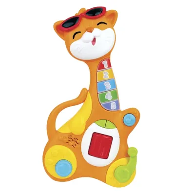 Guitare Chat Musical Lumineuse 18 Mois+