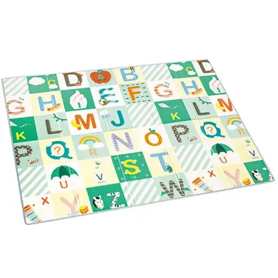 Tapis pliable Alphabet et repères de croissance pour bébé