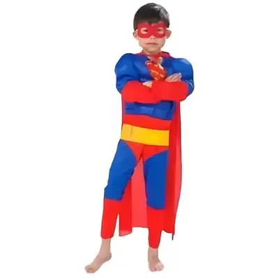 Ensemble de déguisement enfant avec demi-masque rouge