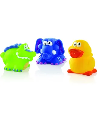 Trio d’animaux gicleurs pour le bain, dès 3 mois