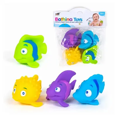 Poissons colorés, jouets de bain dès 3 mois