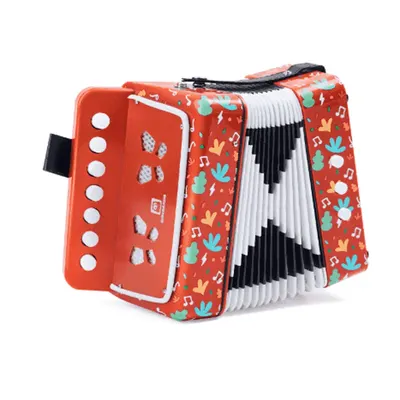 Accordéon Enfant 7 Touches Décor Animaux Colorés