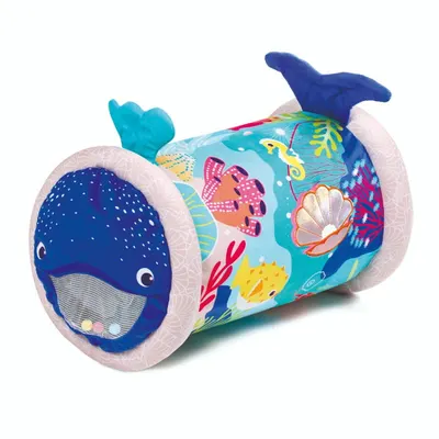 Rouleau Gonflable Baleine 6 Activités Sensorielles 6M+