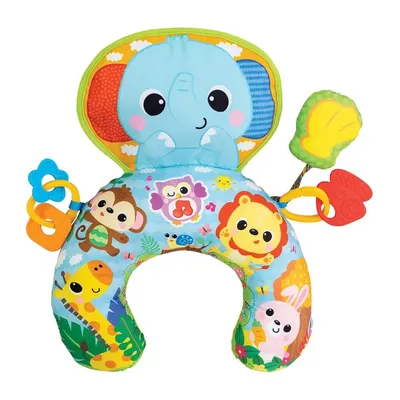 Coussin d’éveil jungle avec chouette musicale, dès la naissance