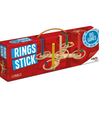 Rings Stick : défi de précision sur quilles, dès 5 ans