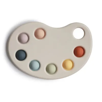 Palette sensorielle à bulles en silicone, dès 10 mois