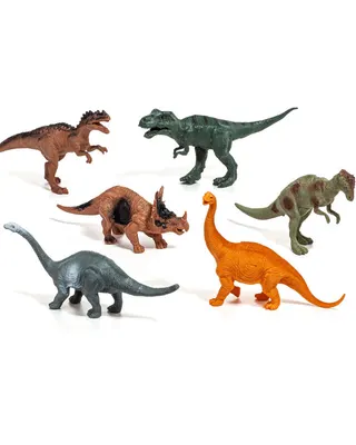Lot 6 Figurines Dinosaures Plastique Molto 3 ans+