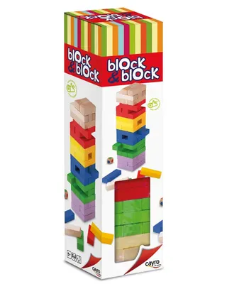 Tour de blocs colorés à retirer dès 5 ans