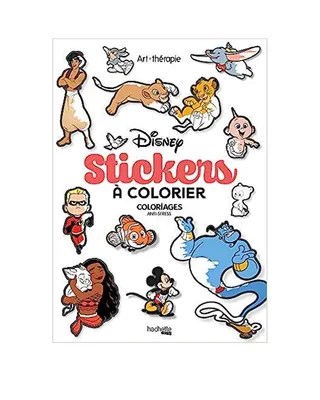 Carnet créatif Disney : plus de 220 stickers à colorier