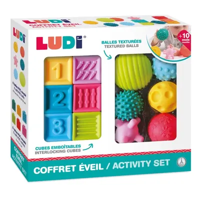 Coffret Éveil Sensoriel 6 Balles & 6 Cubes Texturés 10M+
