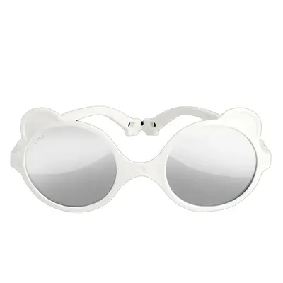 Lunettes bébé Ours blanches à verres miroir