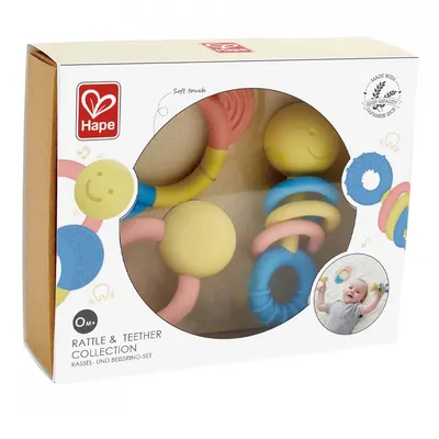 Trio Hochets Sensoriels Bébé Matériau Riz 0M+