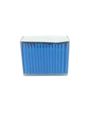 Pack de bougies bleues torsadées pour gâteau