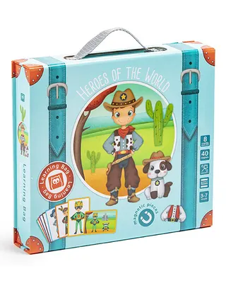 Jeu Magnétique Héros du Monde 40 Pièces 3-7 ans