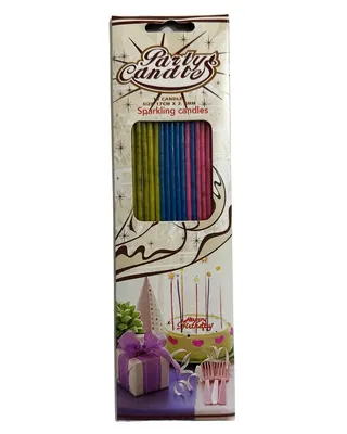Bougies d’anniversaire à rallumage répété, lot de 18