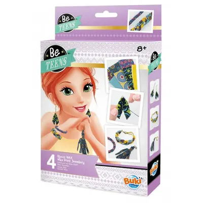 Bijoux en tissu wax à créer : kit créatif dès 8 ans