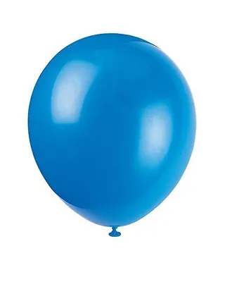 Lot de 50 ballons bleus unis pour vos fêtes
