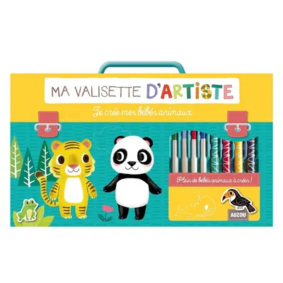 Valisette créative pour dessiner les bébés animaux