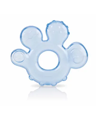 Anneau bleu à gel réfrigérant et reliefs, dès 3 mois
